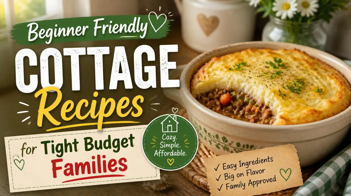Beginner Friendly Cottage Recipes for Tight Budget Families