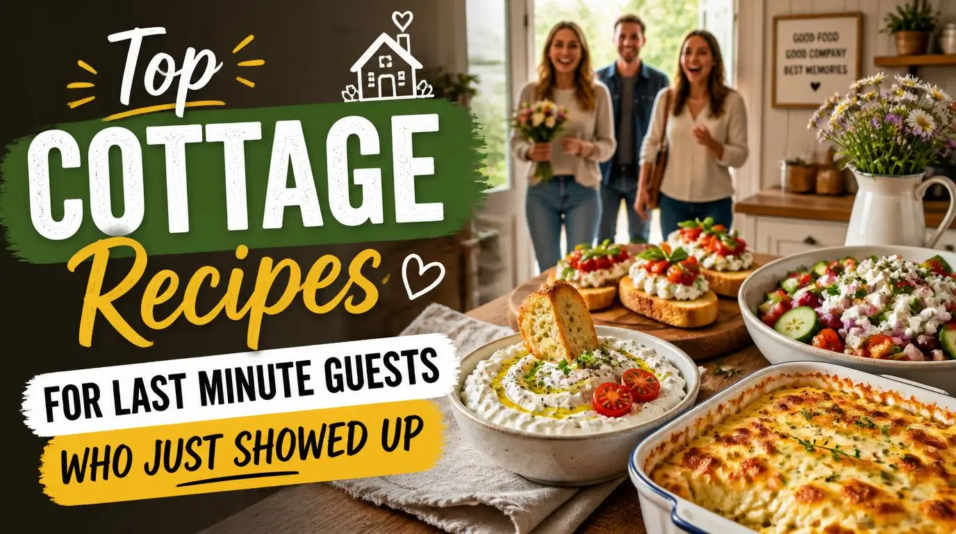 Top Cottage Recipes for Last Minute Guests Who Just Showed Up